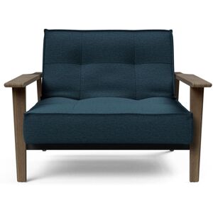 Innovation Living Splitback Frej Chair B: 112 cm - Smoked Oak/580 Argus Navy Blue