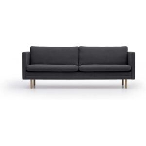 Mogens Hansen MH276 3 Pers Sofa m. Runde Ben L: 210 cm - Fiord 0981/Eg