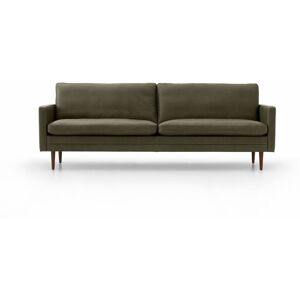 Mogens Hansen MH376 3 Pers Sofa L: 210 cm - Camaro 14 Coneslime/Valnød