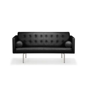 Dux Ritzy 2 Pers. Sofa L: 180 cm - Chrome/Naturale Schwartz