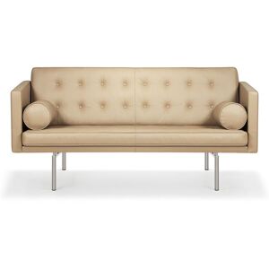 Dux Ritzy 2 Pers. Sofa L: 180 cm - Chrome/Naturale Perle