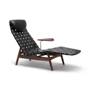 Sibast Furniture Sibast AV Egoist Chaise Lounge by Arne Vodder 1951 inkl Pude - Walnut/Black