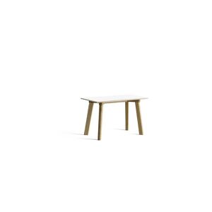 HAY CPH Deux 215 Bench 75x35x45 cm - Lacquered Solid Oak/Pearl White Laminate