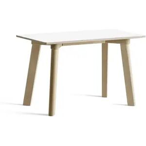 HAY CPH Deux 215 Bench 75x35x45 cm - Untreated Solid Beech/Pearl White Laminate