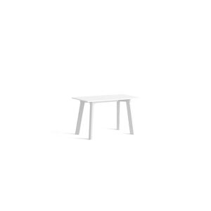 HAY CPH Deux 215 Bench 75x35x45 cm - Pearl White Lacquered Solid Beech/Pearl White Laminate