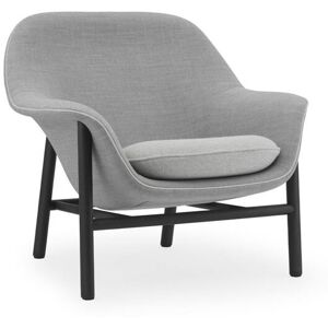 Normann Copenhagen Drape Lounge Chair Low Oak H: 85 cm - Remix 113 / Hallingdal 0100