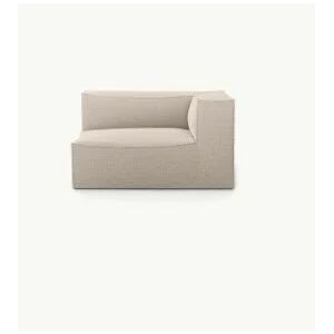 Ferm Living Catena Sofa Armrest Right Wool Boucle L401 76x138 cm - Natural