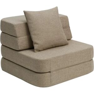 By KlipKlap KK 3 Fold Sofa Single L: 75 cm - Sand