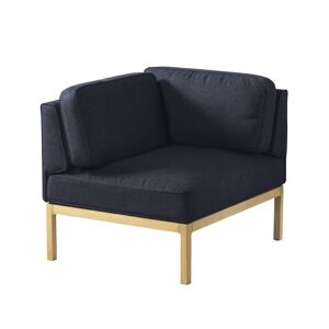 FDB Møbler L37 7-9-13 Venstre Hjørne 70x90 cm - Dark Blue/Main Line Flax