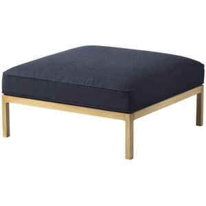 FDB Møbler L37 7-9-13 Sofamodul Puf 90x90 cm - Dark Blue/Main Line Flax