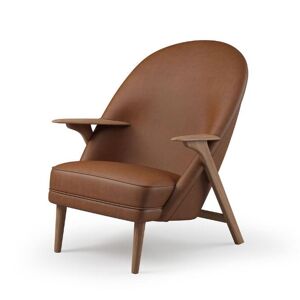 Warm Nordic Wingman Lounge Chair SH: 42 cm - Vitoria 2267/Oiled Oak
