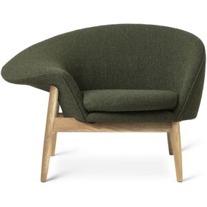 Warm Nordic Fried Egg Loungestol Venstre SH: 40 cm - Oiled Oak/09 Pine Green Barnum