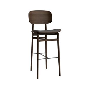 NORR11 NY11 Bar Chair SH: 75 cm - Dark Smoked Oak/Hallingdal 368