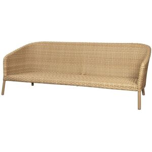 Cane-line Outdoor Ocean Large 3-pers Sofa L: 202 cm - Natural/Flat Weave