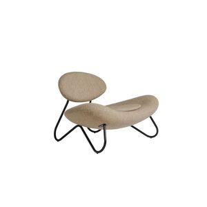 Woud Meadow Lounge Chair SH: 37 cm - Barnum Beige/Black