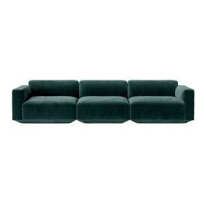 &Tradition Develius 3 Pers. Sofa med lav arm L: 309 cm - Ritz 6726 Dark Green