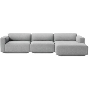 &Tradition Develius 3 Pers. Sofa med lav arm og Højrevendt Chaiselong L: 309 cm - Hallingdal 130