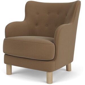 Audo Copenhagen Constance Lounge Chair SH: 43,6 cm - Oak/Grand Mohair 1103