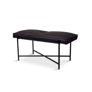 HANDVÄRK FURNITURE Piano Bench L: 95 cm - Sort/Sort Læder