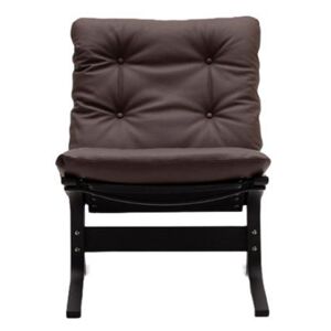 LK Hjelle Siesta Classic Lænestol Lav SH: 45 cm - Black/Prescott Chestnut