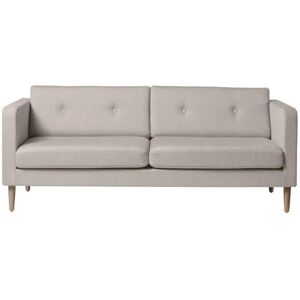 FDB Møbler Firhøj 2,5 Pers Sofa L: 198 cm - Beige