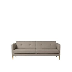 FDB Møbler Firhøj 3 Pers Sofa L: 228 cm - MLF26/Lysebrun