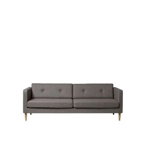 FDB Møbler Firhøj 3 Pers Sofa L: 228 cm - MLF61/Grå