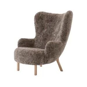 &Tradition Petra VB3 Lounge Chair SH: 40 cm - Oiled Oak/Sahara