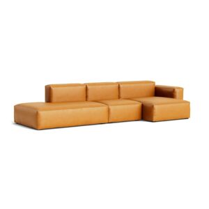 HAY Mags Soft 3 Seater Combination 4 Right End L: 331 cm - Sense Cognac Leather
