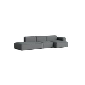 HAY Mags Soft Low Armrest 3 Seater Combination 4 Right End L: 331 cm - Steelcut Trio 153