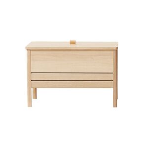Form & Refine A Line Storage Bench 68 B: 68 cm - White Oiled Oak