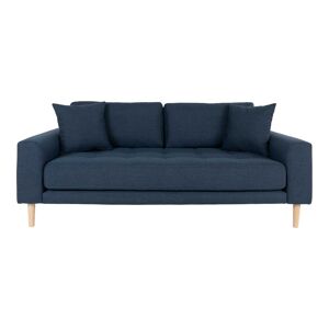 Lido sofa 2,5 pers. inkl. 2 pyntepuder, blå.
