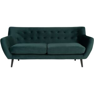 Monte sofa 3 personers velour grøn.