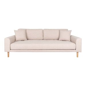 Lido sofa 3 personers inkl. 2 puder sandfarvet.