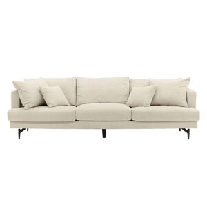 Sofia sofa 3 personers fløjl beige.