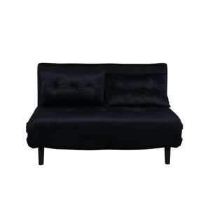 Vicky sovesofa velour sort.