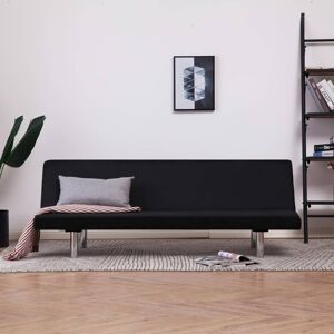 vidaXL sovesofa polyester sort