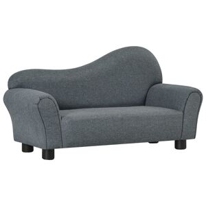 vidaXL sofa til børn stof grå