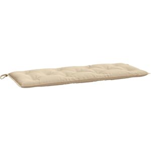 vidaXL hynde til havebænk 120x50x7 cm oxfordstof beige