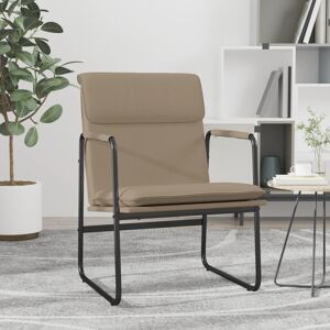 vidaXL loungestol 55x64x80 cm kunstlæder cappuccinofarvet