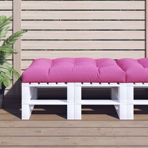 vidaXL pallehynde 120x80x12 cm stof pink