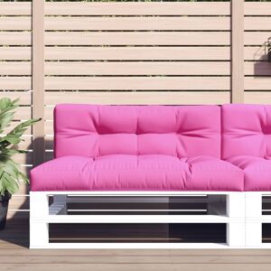 vidaXL pallehynde 120x40x12 cm stof pink