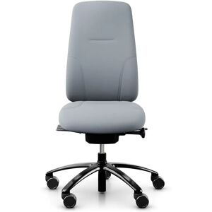 RH Logic 220 Ergonomisk kontorstol, Stof Light Grey (Select SC60139), Nakkestøtte Nej, Armlæn Nej, Valg af hjul Hjul til bløde gulve