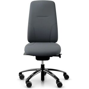 RH Logic 220 Ergonomisk kontorstol, Stof Grey (Select SC60003), Nakkestøtte Nej, Armlæn Nej, Valg af hjul Hjul til hårde gulve