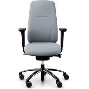 RH Logic 220 Ergonomisk kontorstol, Stof Light Grey (Select SC60139), Nakkestøtte Nej, Armlæn Ja, Valg af hjul Hjul til hårde gulve