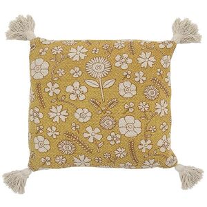 Bloomingville Mini Pude - 40x40 Cm - Camille - Gul - Bloomingville - Onesize - Pude