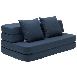 By Klipklap Foldesofa - 3 Fold Sofa Xl - 140cm - Dark Blue/black - By Klipklap - Onesize - Sofa