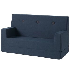 By Klipklap Sofa - Kids Sofa - 100 Cm - Dark Blue/black - By Klipklap - Onesize - Sofa