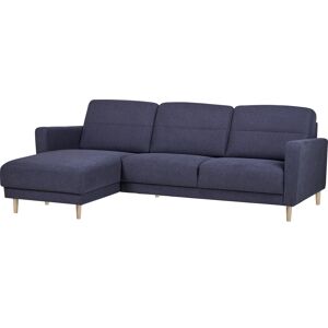 My Home Luna 3 Pers. Sofa Med Chaiselong, Mørkeblå (Vendbar) 80 Cm 218 Cm