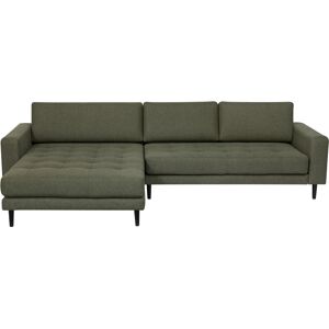 My Home Leone Chaiselong Sofa, Grøn, Vendbar 83 Cm 296 Cm